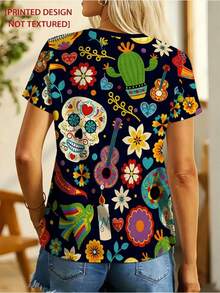 Women T-Shirts - Multicolor - View 2