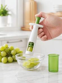 2pcs Cherry Tomato Slicer, Grape Slicer - Multi-Functional Grape Slicer, Small Fruit Slicer, Grape Kitchen Tool, Cake Decorator, Fruit Cutting Utensil, Kitchen Utensil (Cover And Slicer) - Multicolor - View 12