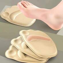 2pcs Comfortable Soft Foam Front Foot Pads, Suitable For Women's High Heels, Sandals, Black High Heels, Sneakers - Beige - View 5