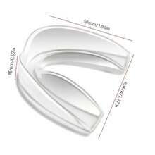 FIVING New Adult Boxing Combat Sanda Mouth Guard Silicone Mouthpiece Customizable Boxing Teeth Protector Sanda Mouthguard - Multicolor - View 14