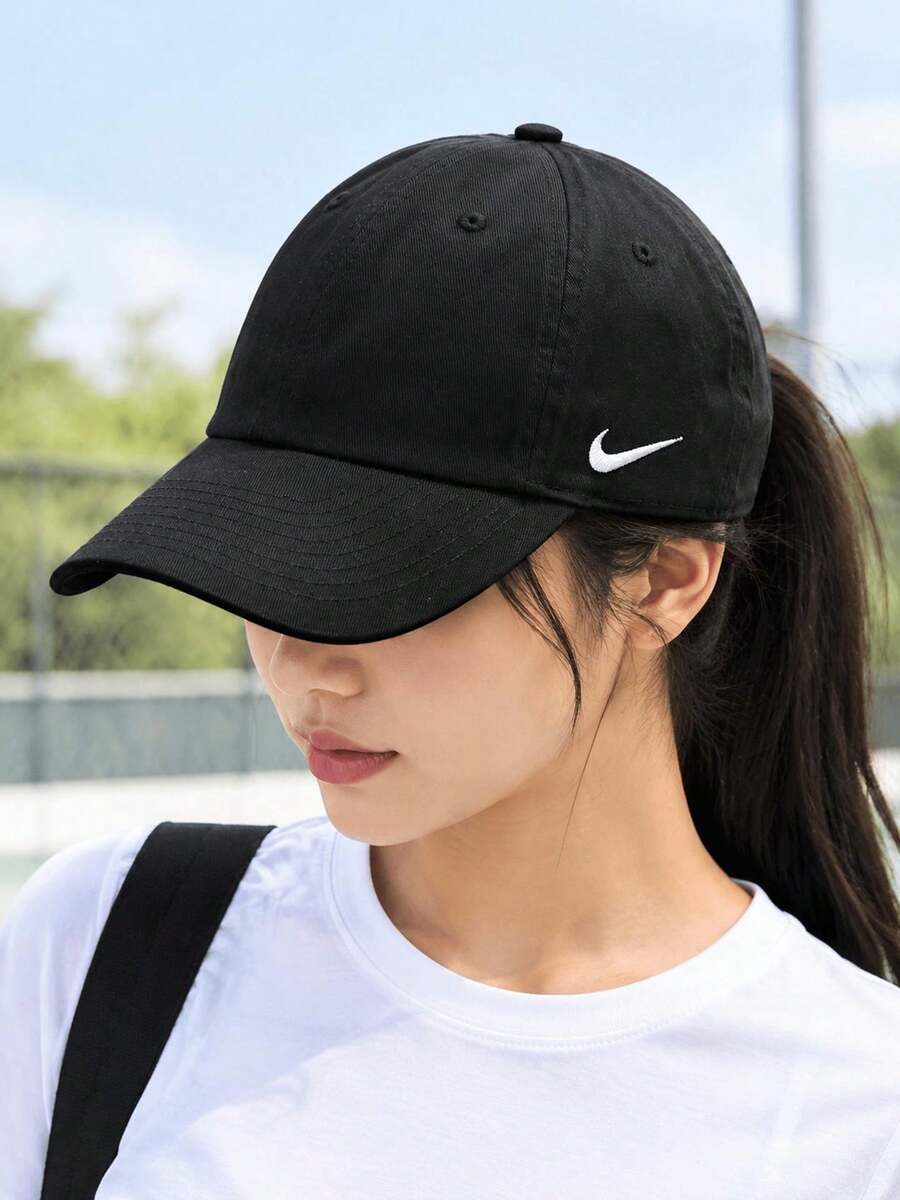 Nike 男女帽子 TEAM U NK H86 CAP 運動帽戶外遮陽帽日常休閒帽棒球帽 IB8895 - 黑色 - 查看 1