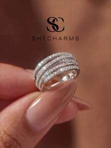 1pc Wire Wrapped Ring, Exquisite Material, Women's Jewelry Gift - Line Winding - View 2