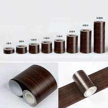 1 Roll Easy Install Self-Adhesive Wood Grain Repair Tape, Suitable For Tables, Chairs, DIY, Baseboards, Doors, Windows, Floors And Furniture Renovation, Door Frame Edge Sticker, Window Sill Waterproof Sticker - Random Style - View 13