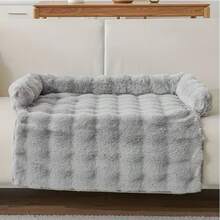 Imitation Rabbit Fur Bubble Cat Dog Bed, Thickened Pet Mat, For Small Medium Dogs - Multicolor - View 13