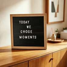 Ins Style Felt Letter Message Board Birthday Photo Prop Spelling Board Picture Frame - 1PC - View 3