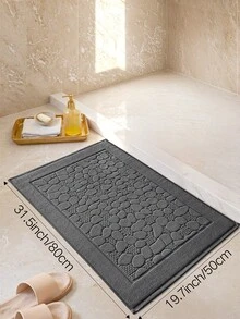 DAJIANG Set Keset/Handuk Kamar Mandi Mewah Klasik Abu-abu Tua 1 Potong - Kapas Penyerap untuk Hotel Spa Shower/Bak Mandi [Bukan Karpet Kamar Mandi] Keset Pintu Keset Dapur/Karpet Dekorasi Rumah Dekorasi Hari Raya Karpet Pintu Masuk Ruangan Karpet Lorong, Dekorasi Kamar Tidur Musim Gugur/Dingin Karpet Dekorasi Musim Gugur, Dekorasi Halloween dan Thanksgiving - Dark Grey - View 11