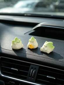 Summer Mini Bamboo Shoot Car Dashboard Ornament, Healing Style Cute Car Interior Console Decor Accessory - Bamboo Shoots - View 12