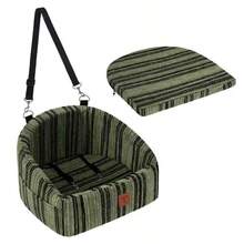 New Upgraded Dog Car Seat - Pet Travel Carrier, Durable Fabric, Suitable For Long Trips, Essential For Dog Safety, Fits Small To Medium Dogs, Lightweight And Easy To Clean Travel Storage Bag - Green - View 5