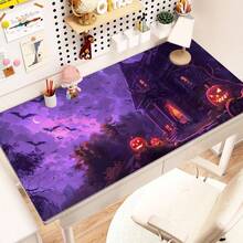 Halloween Pumpkin Shining Cool Light Desk Pad Protector Y2K Cool Kawaii Pink Mouse Pad Office Desk Mat Waterproof Non-Slip Rubber Desk Blotter Pad Antislip Base Gaming Esports User - View 21