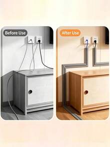 1 buah pelindung kabel lantai PVC 1 meter, selongsong kabel perekat diri, saluran kabel lunak, penutup kabel untuk rumah, kantor, meja, TV, komputer, selongsong kabel PVC untuk kabel lantai, pelindung kabel lantai lunak, penutup kabel, manajemen kabel lantai, pelindung kabel. - beraneka warna - View 9