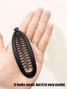 1/2 Stylish Fish-Shaped Banana High Ponytail Clip, Casual All-Season Hair Accessory, Multi-Purpose Hair Clip For Women's Daily Use. - Multicolor - View 6