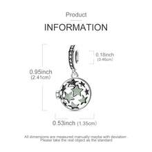 1 Pieces Original Design Silvery Color Hot Air Balloon Charms Beads For Women Luminous Star Pattern Fits Original Bracelet & Necklace DIY Making - Multicolor - View 7