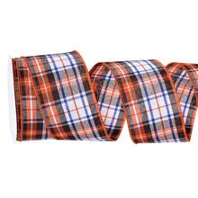 1pc Autumn Thanksgiving Plaid Handmade Ribbon, Suitable For Gift Wrapping, Bow Making, Table And Home Party Decor, Suitable For Autumn Harvest, DIY Crafts, Decorative Trees, Wreaths, Halloween And Holiday Decor, Thanksgiving Autumn Festival Gift Wrapping - Multicolor - View 13