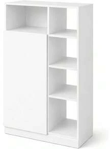 Escocia Mueble Despensero de Melamina - Mueble Organizador de Cocina Moderno y Funcional - Blanco - Ver 5