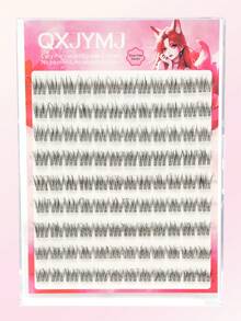 108pcs Bulu Mata Palsu Cluster Perekat Diri Lengkung C/D 8-16mm Ekstensi Bulu Mata DIY, Bulu Mata Cluster Alami Lembut Tanpa Lem, Cocok Untuk Pemakaian Sehari-hari, Pernikahan, Kencan, dan Pesta - CAMPURAN C/D - View 8