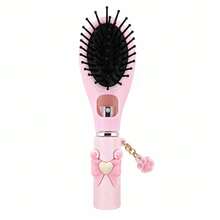 2-In-1 Portable Spray Comb With Replaceable Spray Bottle And Detachable Bow Charm - BPS-Free, Suitable For Girls/Women, Travel-Friendly Air Cushion Massage Comb, Compact Hair Styling Accessory, Ideal Gift For Adding Volume/Hold - A - View 9