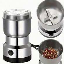USB Coffee Grinder Suitable For Grinding Coffee Beans, Spices, And Nuts, Meeting Daily Kitchen Needs. - Silver - View 1