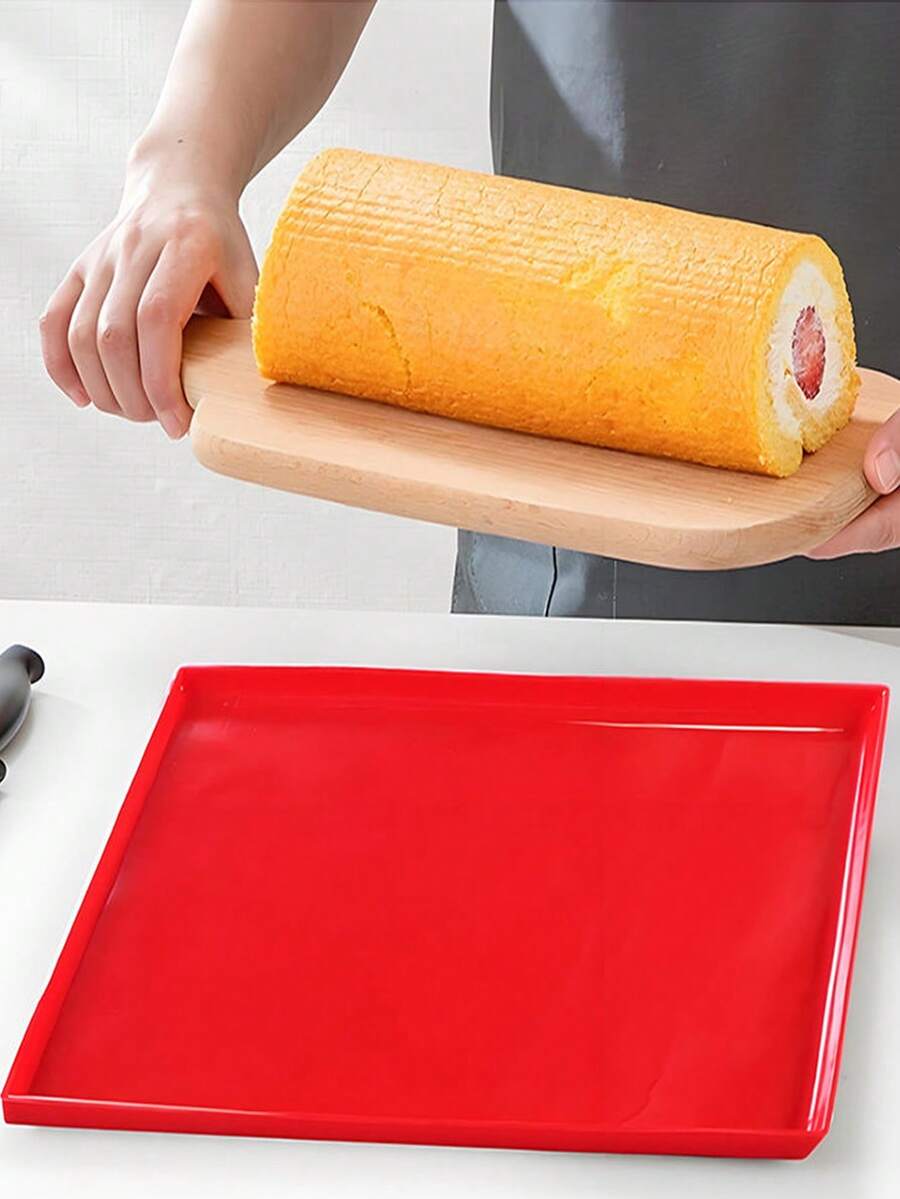 Swiss Roll Silicone Baking Mat, Cake Roll Mold For Homemade Cake, Chocolate, Cookies, Pastry, Macarons And Dessert Decoration, Creative Baking Tool For Home Kitchen, Breakfast Treats, Brunch, Afternoon Tea And Parties