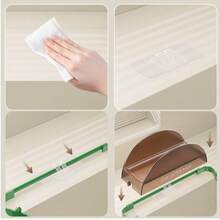 1pc Christmas Tree Shaped Kitchen Sink Strainer Rack, Foldable Sink Drain Filter Holder, Optional 50pcs Disposable Filter Nets, Self-Adhesive Food Residue Collector, Anti-Clogging Sink Drain Rack, Kitchen Sink Accessories - A - View 10