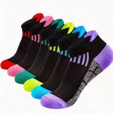 1/5/6/12 Pairs Unisex Cycling Running Socks Short Socks Outdoor Training Fitness Jump Rope Compression Socks - Multicolor - View 10