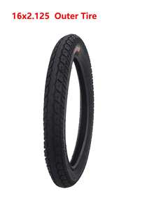 16x2.125 Outer Tyre And Inner Tube For Electric Bikes E-Bikes Kid Unicycle Small Scooter Part - A - View 7
