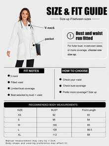 cimmuovere Long Sleeve Laboratory Surgical Gown, Nurse Scrub Uniform, Scrub Uniform, Dentist Scrub Uniform Jacket Spring Fall - Navy Blue - View 7