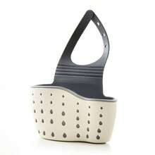 Sink Hanging Drain Basket Kitchen Sink Storage Rack Soap Sponge Drain Rack Double-Layer Hanging Basket Storage Suction Cup Kitchen Storage Rack Sink Accessories Suitable For Storing Sponges And Rags Kitchen Decoration Essentials - A - View 12