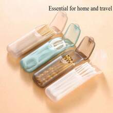 5/1pc Portable Toothpick & Dental Floss Box, Leak-Proof Travel Storage Case With Transparent Lid Design, Lightweight & Convenient For Daily Oral Care, Ready For Use (Travel, Home, Office, Outdoor), Women's Gift - Multicolor - View 12