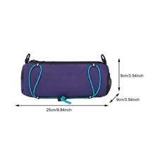 YUNRUX Purple Nylon Bicycle Handlebar Storage Bag Water Repellent Convertible Shoulder Bag For Road Mountain Bike Commuting Cycling Essentials Storage - Purple - View 6