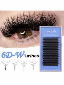 1pc C/D Curl Automatic Fan Pre-Made Lash Clusters 8-15mm Natural Soft Lightweight False Eyelash Clusters Single Cluster - View 4