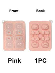 1pc 4-Cavity/1-Cavity Cute Teddy Bear Ice Mold, Flexible Silicone Ice Tray, Suitable For Freezer - Multiple Styles - View 15