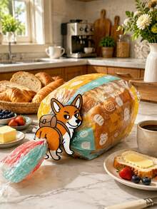 Corgi Dog Shaped Sealing Clips, Cute Food Storage Sealing Clips, Suitable For Bread Bags, Snack Bags, Potato Chip Bags And Kitchen Storage Organization, Reusable Animal Shaped Sealing Clips, Fun Kitchen Accessories And Food Storage Supplies - Multicolor - View 2