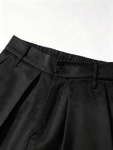 Men's Fashion Formal Black Suit Pants, Elegant And Comfortable, Suitable For Various Parties And Outdoor Casual Wear - Black - View 5