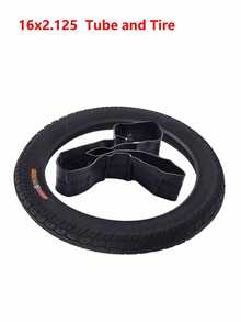 16x2.125 Outer Tyre And Inner Tube For Electric Bikes E-Bikes Kid Unicycle Small Scooter Part - A - View 3