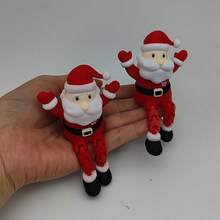 1pc Christmas Decoration, Santa Claus Desktop Figurine, Suitable For Fireplace Mantel, Windowsill, Bookshelf, Dining Table, Office Desk, Christmas Tree, Highly Attractive Holiday Photo Prop, Home Decor - Multiple Styles - View 8