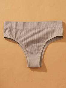 VKME 女款極簡無縫低腰內褲 4件/包 - 彩色 - 查看 5