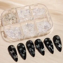 3D Sparkle Nail Art Glitter Autumn And Winter Nail Decoration - Multicolor - View 7