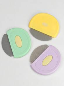 Flea Comb Dense Teeth Comb Dog Cat Detangling Deshedding Brush Pet Supplies Cat Brush Pet Supplies - Multicolor - View 11