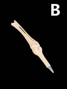 Bone-Shaped Ballpoint Pen, Oval Ergonomic Design, Medium Point Tip, Plastic Material, Retractable, Ideal Gift For Nurses And Doctors, Suitable For Office And Medical Notebook Writing, 1pc, Toy, Christmas Gift, Halloween, Christmas Stocking Filler, Gifts - Multicolor - View 16