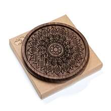 Neoclassical Wooden Tray Decor With Laser Customization, Cross-Border Hot Item - 1PC - View 2