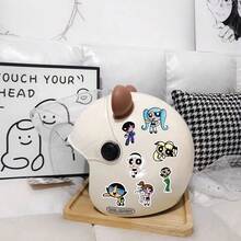 Warner Bros 103 miếng nhãn dán hoạt hình The Powerpuff Girls chính hãng bằng vinyl chống nước, phù hợp cho bình nước, laptop, ốp điện thoại, quà tặng sinh nhật, quà tiệc, quà lễ, quà tựu trường - Nhiều màu - Xem 10