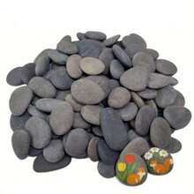 20 Flat Painting Rocks, Paintable River Rocks, 1-3 Inches, Painting Stones, Flat Painting Rocks, For Outdoor, Garden, Home, DIY Projects, For Acrylic, Watercolor Or Marker Painting, Great For Aquariums - Multiple Styles - View 3