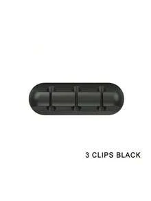 Multi-Slot Cable Organizer - Durable Multi-Purpose Cable Management Clip, Suitable For Office Desk, Car And Home (Color Optional) - Multicolor - View 6