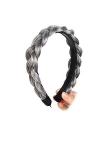 Women's Braided Hairband,Anti-Slip Tooth Design, Fashionable Hair Accessory, Suitable For Everyday Wear, Parties And Wedding Hairstyles. - Multicolor - View 8