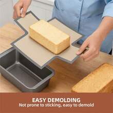1/3PCS Cross-Handle Silicone Baking Mat, Toast Bread Release Mat, Heat-Resistant Non-Stick Baking Tray Mat, Home Oven Baking Tool, Reusable, Easy Release, Suitable For Oven And Microwave, Compatible With Toast, Cake, Egg Tart, Pie, Macaron. Multiple Colors Available, Fits Regular Toast Box, Beginner-Friendly, Essential Kitchen Baking Accessory For Home DIY Bread And Pastries, Durable And Wear-Resistant, Foldable And Space-Saving, Must-Have Tool For Baking Enthusiasts. - View 5