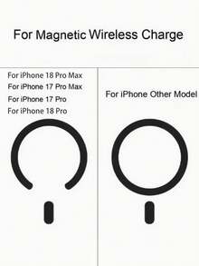 奢華斜跨式項鍊掛繩電鍍透明手機殼，相容 iPhone 18 Pro Max、17 Air、16E、16、15、14、13、12 Pro Max、11，亮面磁吸無線充電保護殼 - 粉色 - 查看 5