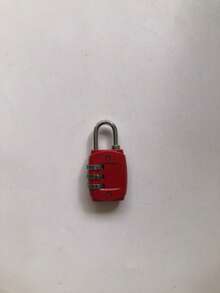 1pc 3 Digit Combination Padlock, Resettable Password Lock, Small Portable Code Lock For School Locker Dormitory Gym Cabinet Suitcase Backpack Toolbox, Color & Style Random - Combination Lock - View 10