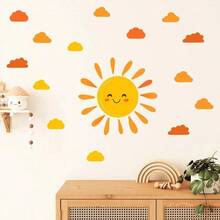 1 miếng dán tường họa tiết mặt trời, decal tường PVC hiện đại cho nhà ở, nhãn dán, decal vinyl trang trí nhà cửa, vật dụng trang trí mùa xuân làm mới ngôi nhà, nhãn dán trang trí Rama quà tặng sinh nhật tốt nghiệp - Nhiều màu - Xem 8