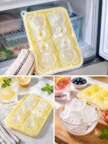 1pc 4-Cavity/1-Cavity Cute Teddy Bear Ice Mold, Flexible Silicone Ice Tray, Suitable For Freezer - Multiple Styles - View 12
