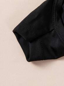 Turtleneck Stretchy Pet Yoga Suit, Slim Fit 4-Legged Dog , Soft Elastic Dog Jumpsuit For Small Medium Dogs - Black - View 8